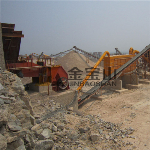 黑龍江時產400噸石灰石生產線現場